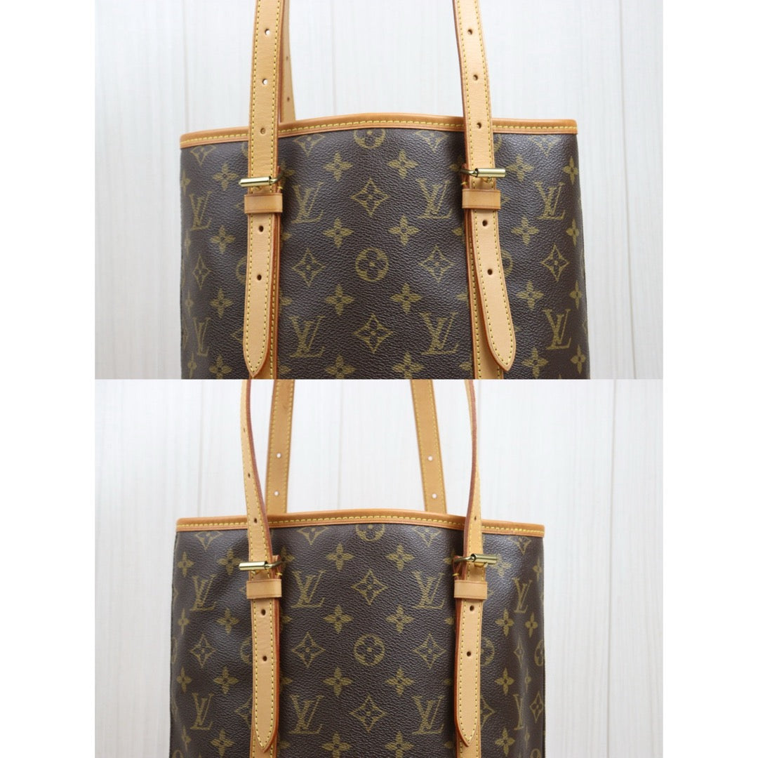 Include Entrupy Certificate of Authenticity｜Good ( Rank AB)｜LV Monogram Bucket GM Tote Bag｜26093001