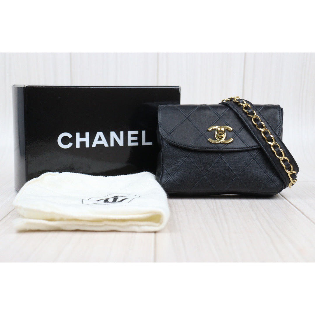 Rank AB ｜ CHANEL  Matrasse Lambskin Waist Bag ｜24030745