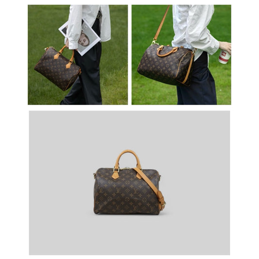 Good ( Rank AB) ｜ LV Monogram Speedy 30 Hand Bag With Shoulder Strap｜S25033011
