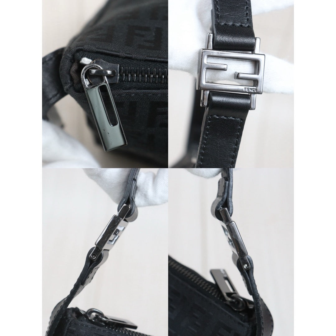 Include Entrupy Certificate of Authenticity｜Good ( Rank AB)｜ FENDI Zucca Mamma Shoulder Bag｜26101902