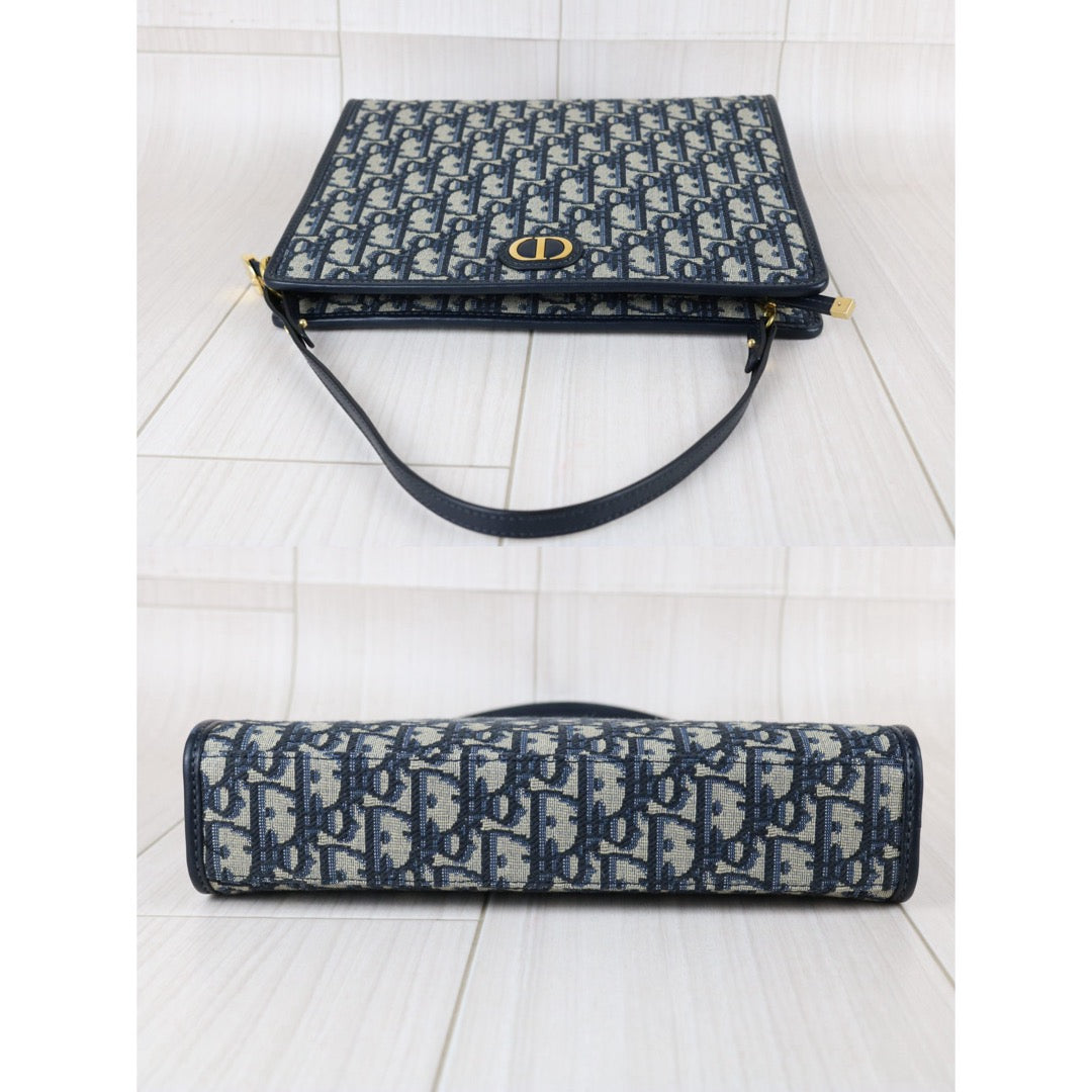 Include Entrupy Certificate of Authenticity｜Very Good ( Rank A)｜Full Set Dior 25 Montaigne Oblique Pouch Handbag｜S26050602