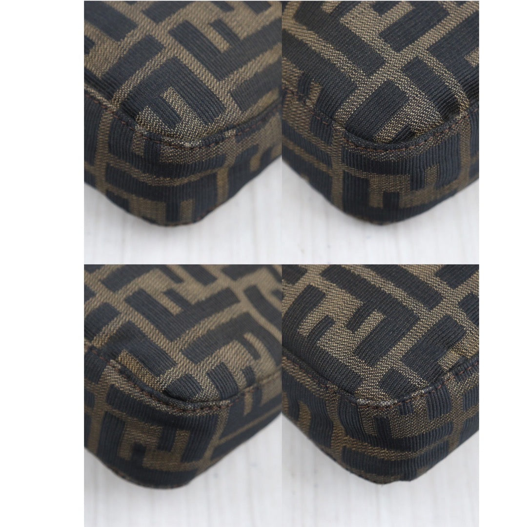 Rank AB｜ FENDI Zucca Mamma Baguette Shoulder Bag ｜23110801