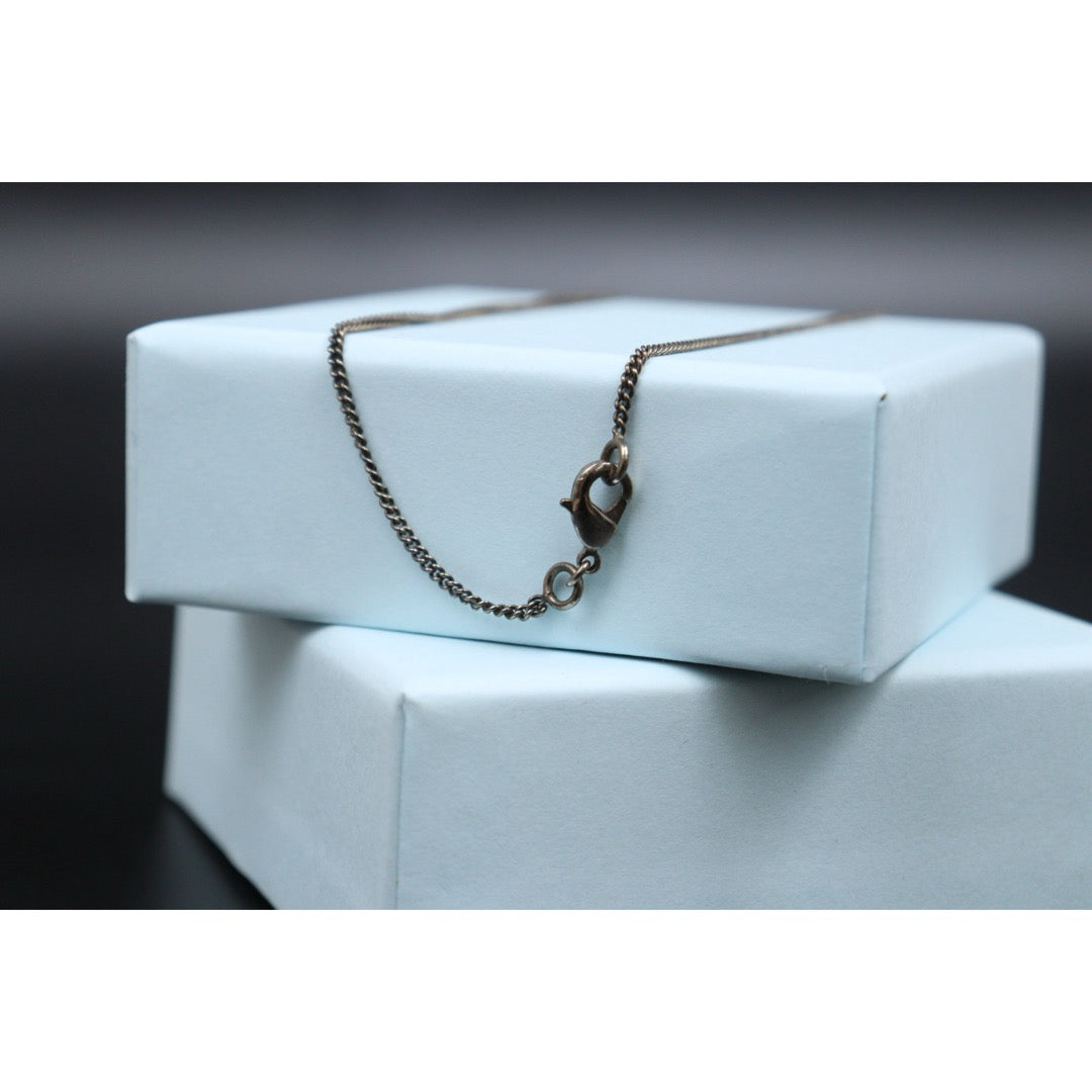 Good ( Rank AB) ｜CHANEL COCO Mark Rhinestone Necklace Silver｜V25070203