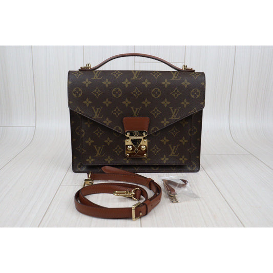 Rank A ｜ LV Monogram Monceau28 Shoulder Bag ｜23121416
