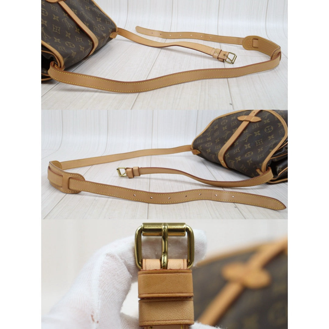 Include Entrupy Certificate of Authenticity｜Good ( Rank AB)｜ Louis Vuitton Monogram Saumur 30 Shoulder Bag｜26041305