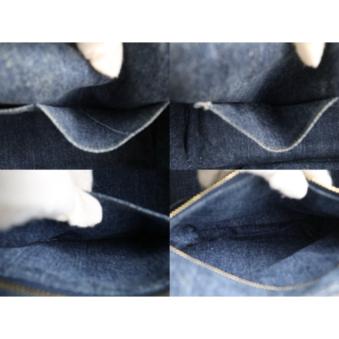 Include Entrupy Certificate of Authenticity｜Good ( Rank AB)｜  PRADA Canvas 2 Way Handbag Shoulder Bag Blue｜S26052001