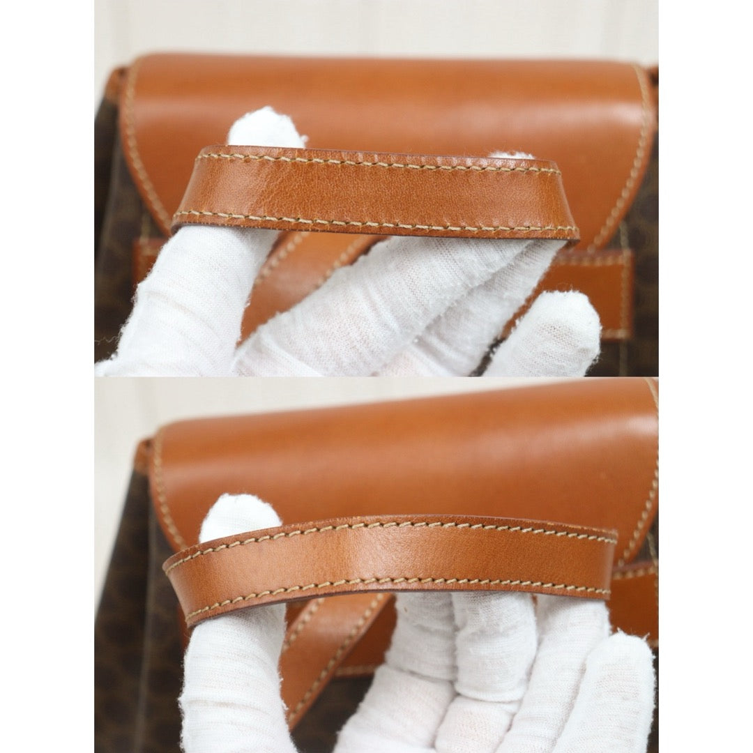 Include Entrupy Certificate of Authenticity｜Very Good ( Rank A)｜CELINE Macadam Backpack  ｜26071308