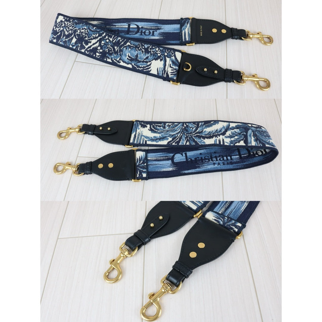 Very Good ( Rank A)｜Dior Trotter Saddle Shoulder Bag Medium Black Current Model｜S25090403