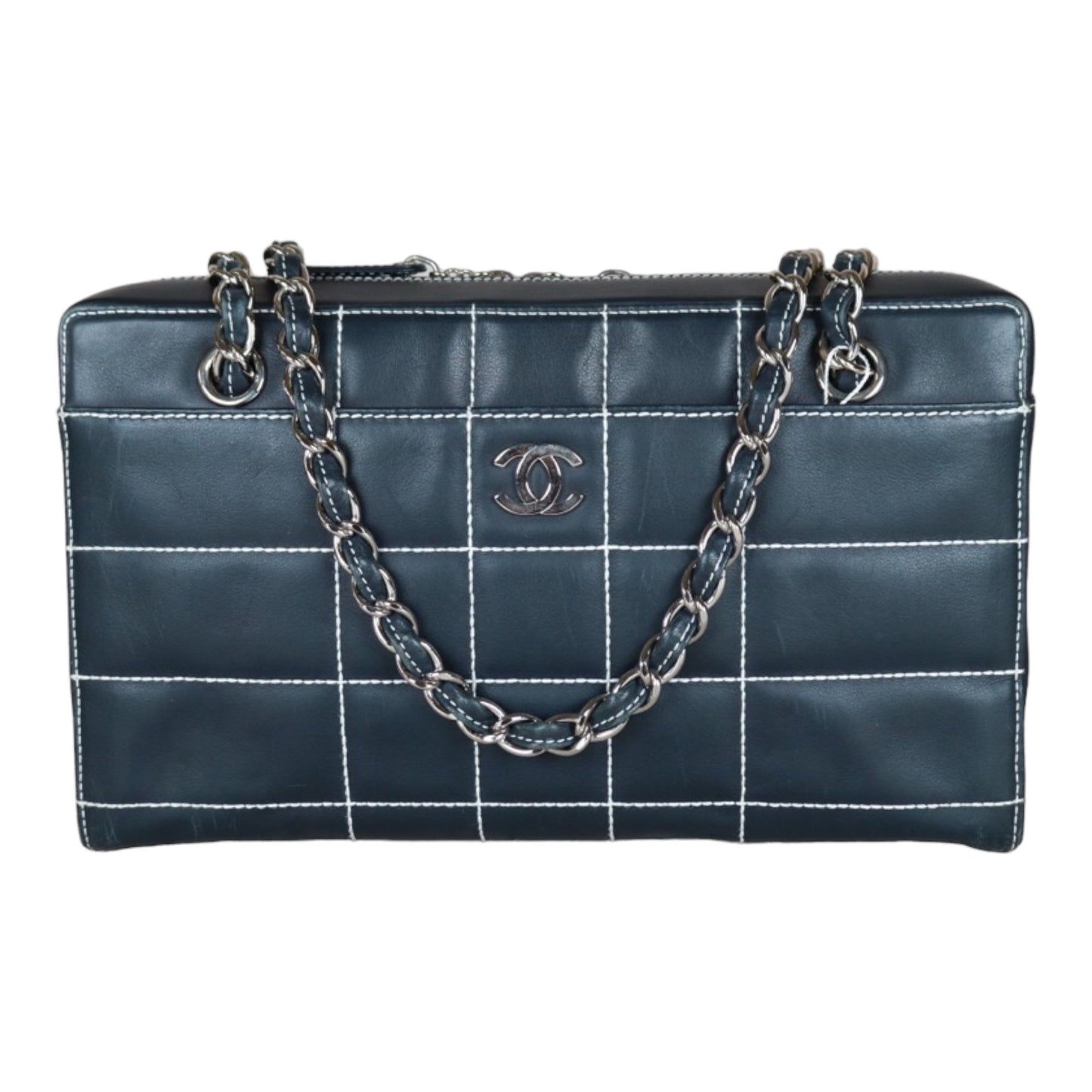 Good ( Rank AB)｜ CHANEL  Calf Leather Shoulder Bag Made In 2002～2003 Year｜S24060401