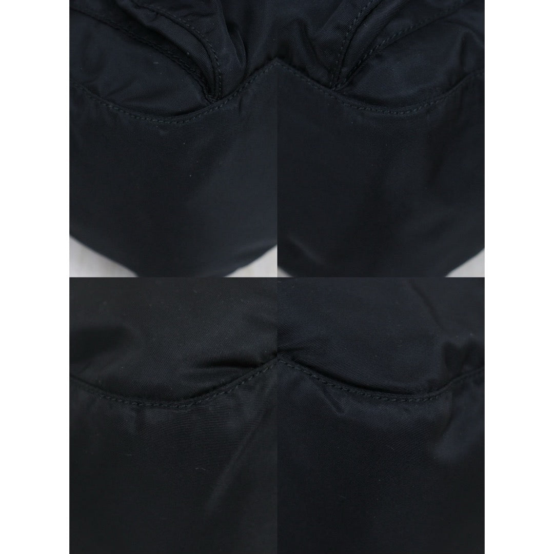 Good ( Rank AB) ｜Prada  Nylon ShoulderBag Black Silver Hardware｜25090209