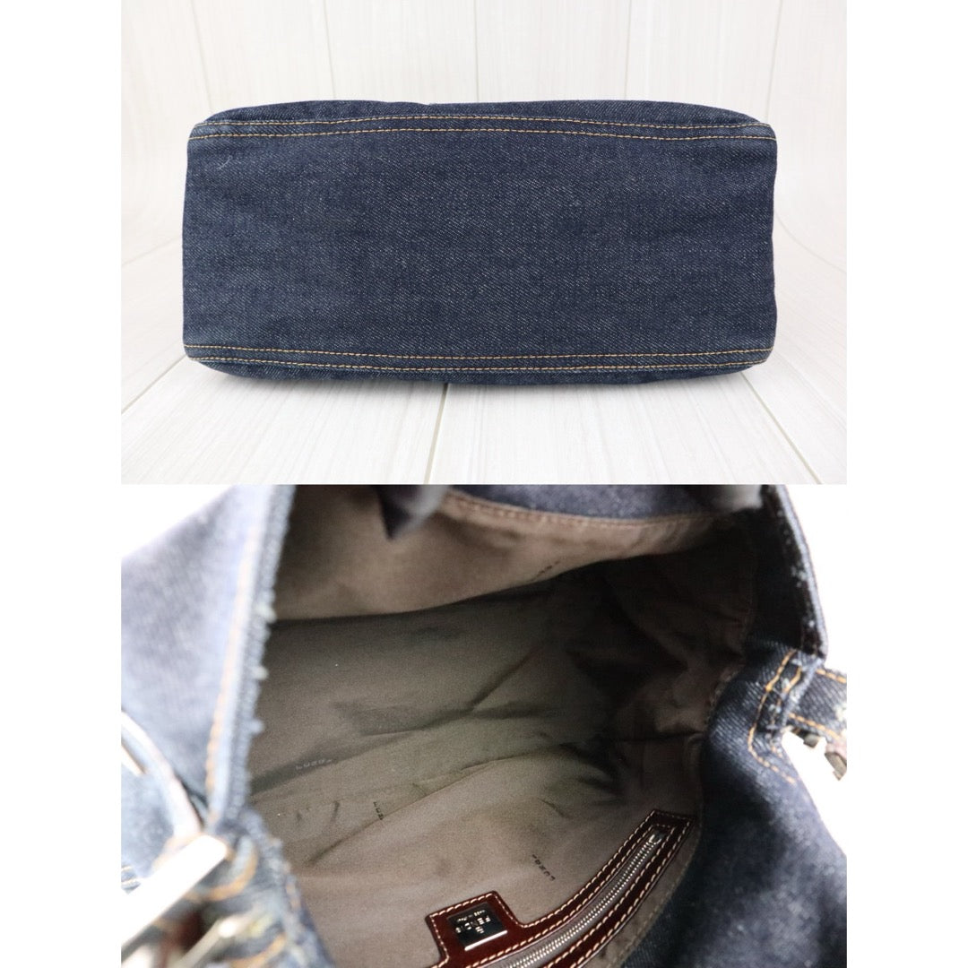 Good ( Rank AB)｜  FENDI Denim Baguette Shoulder Bag  ｜J25060505