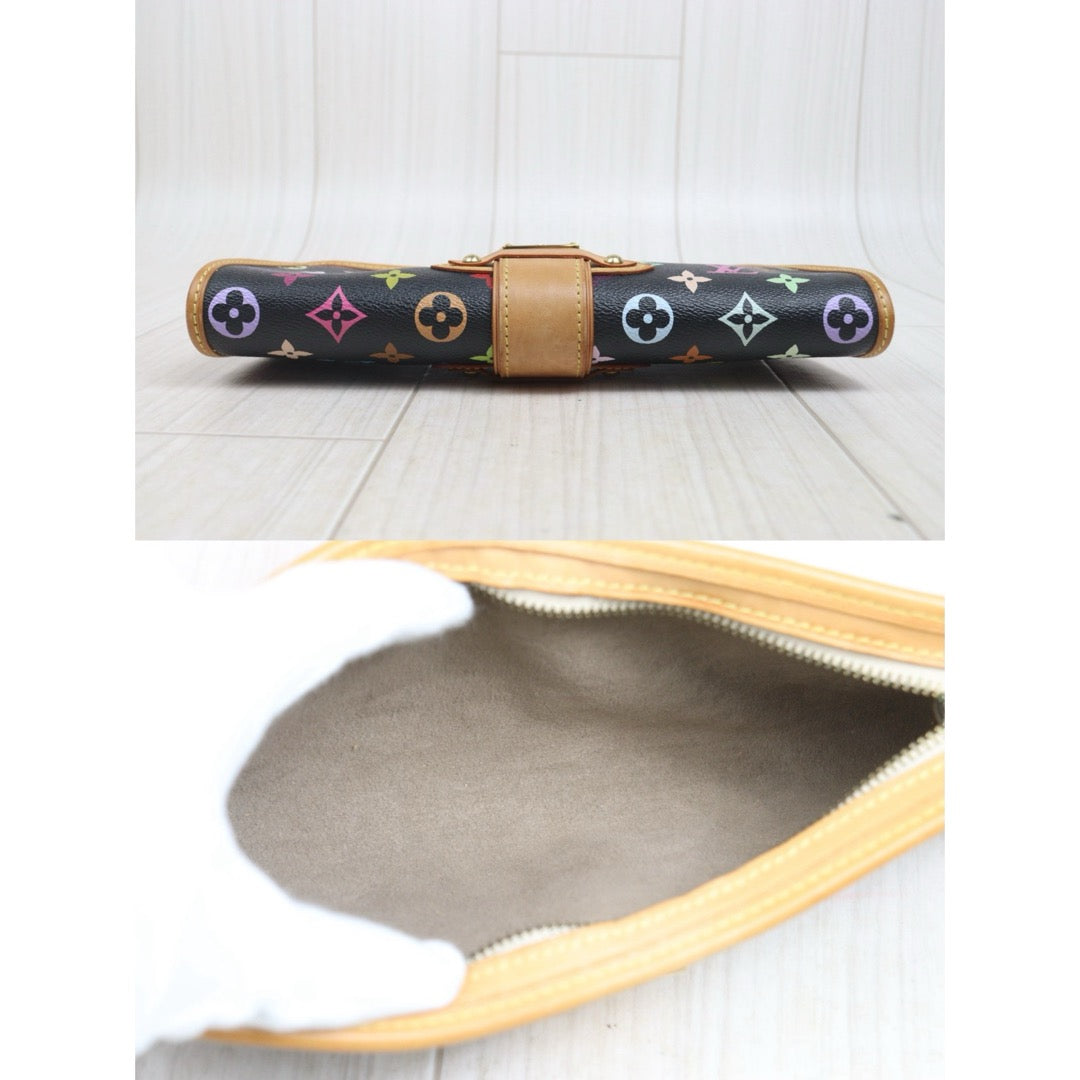 Include Entrupy Certificate of Authenticity｜Good ( Rank AB)｜  Louis Vuitton Monogram  Multicolor Shirley Clutch Hand Bag｜S26080610
