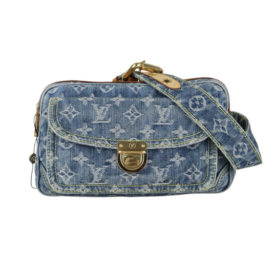 Include Entrupy Certificate of Authenticity｜Good ( Rank AB)｜Louis Vuitton Monogram  Denim Bum Bag  ｜S26090746