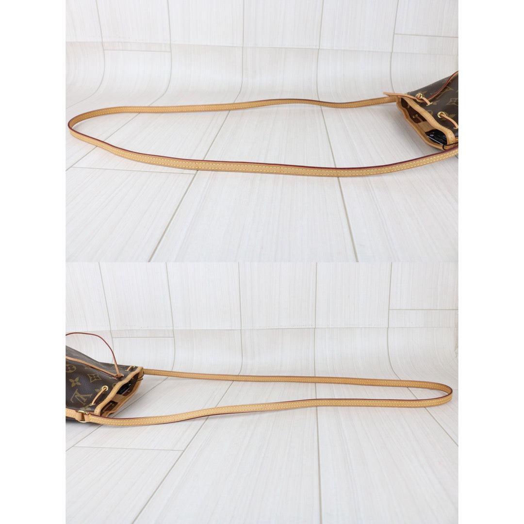 Include Entrupy Certificate of Authenticity｜Good ( Rank AB)｜ Louis Vuitton Monogram  Nano Noe  Shoulder Bag IC Chips Model｜X26042004