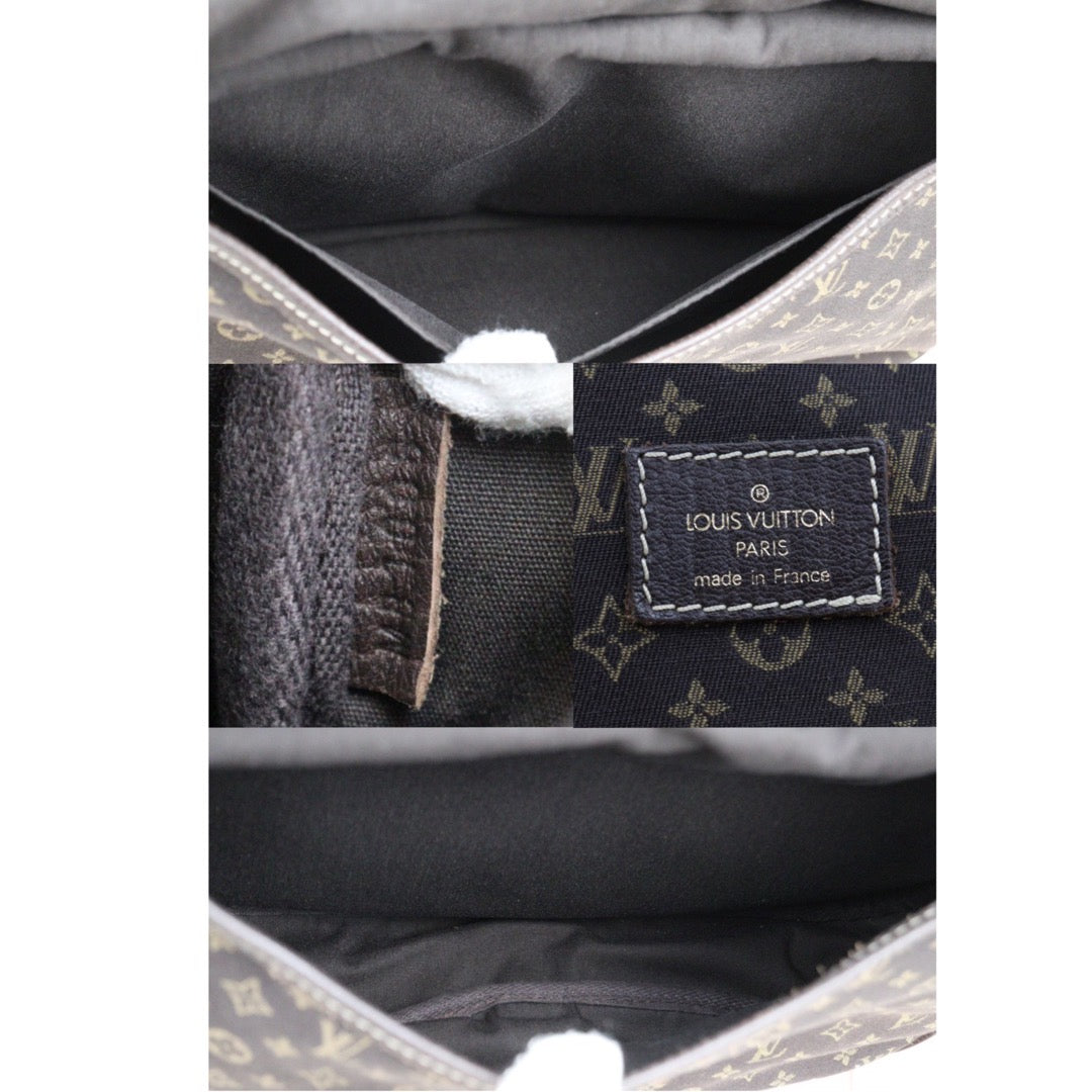 Rank A ｜LV Monogram Mini Run Saumur  Shoulder Bag Canvas Leather Brown｜24032923