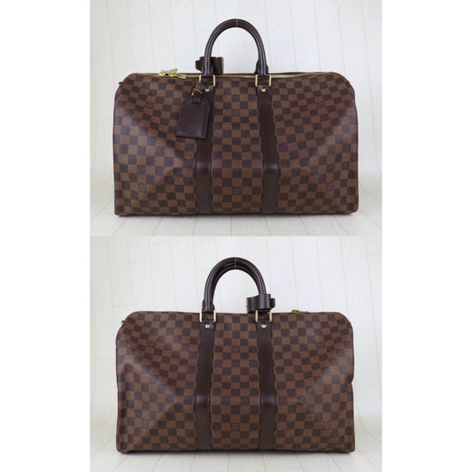 Include Entrupy Certificate of Authenticity｜Very Good ( Rank A) ｜ Louis Vuitton Damier Keepall Bandouliere 45 With Shoulderstrap｜S25081407