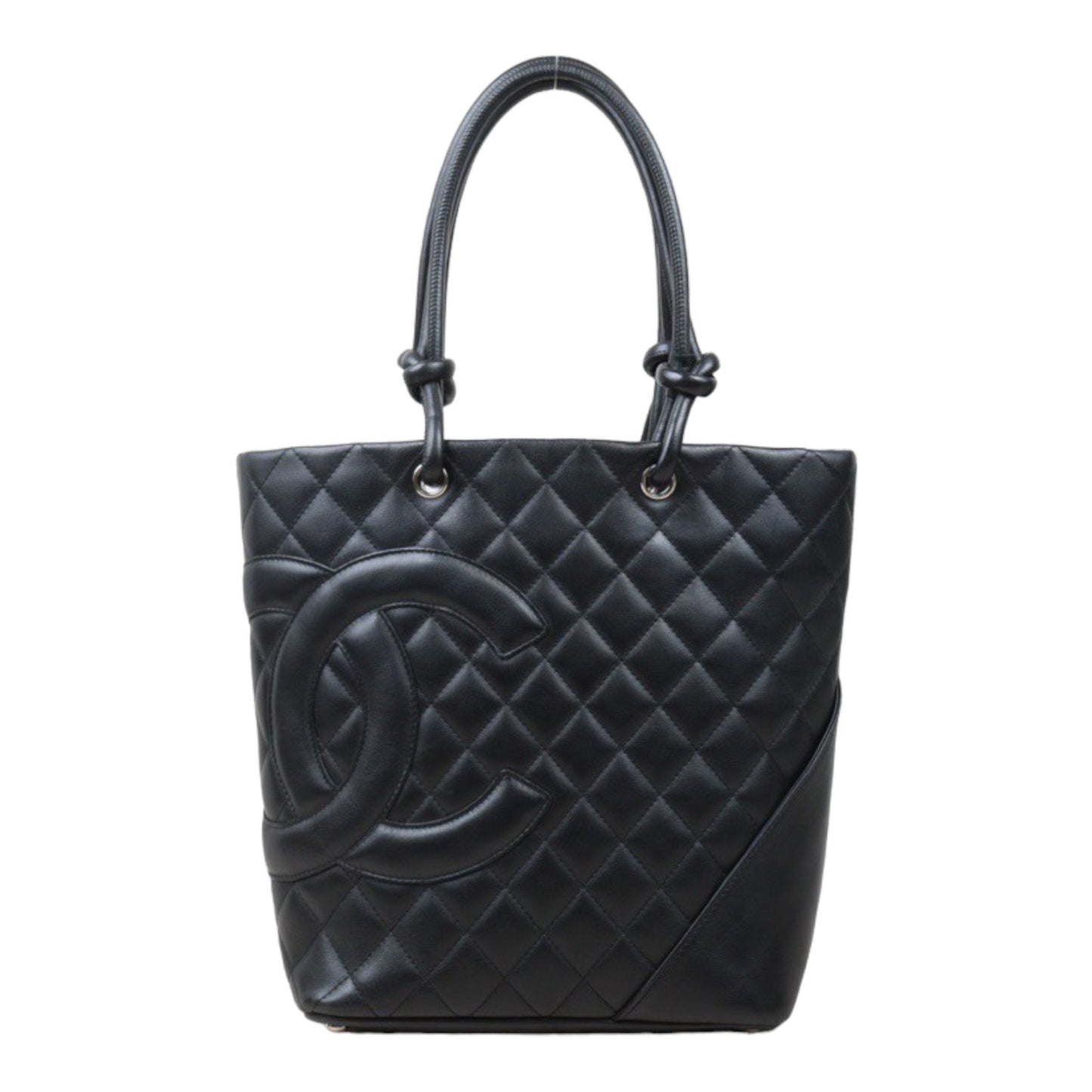 Rank AB ｜ CHANEL Cambon Line ToteBag Black Made In 2004-2005 Year｜P24061132