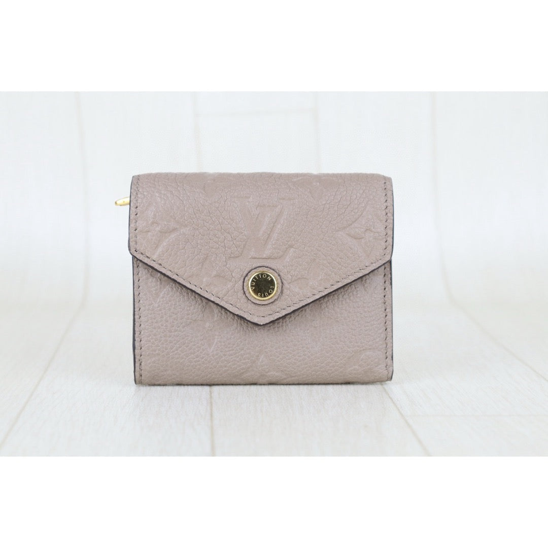 Very Good ( Rank A)｜  LV  Monogram Zoe Wallet Grey  IC Chips Model ｜Counter Price ￥99,000JPY｜H25022601