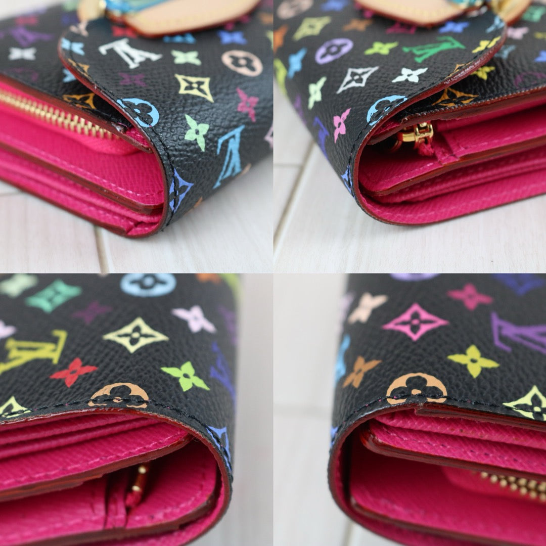 Include Entrupy Certificate of Authenticity｜Excellent（Rank SA）｜Full Set  Louis Vuitton Monogram  Multicolor Portefeuille Joy Wallet ｜X26041107