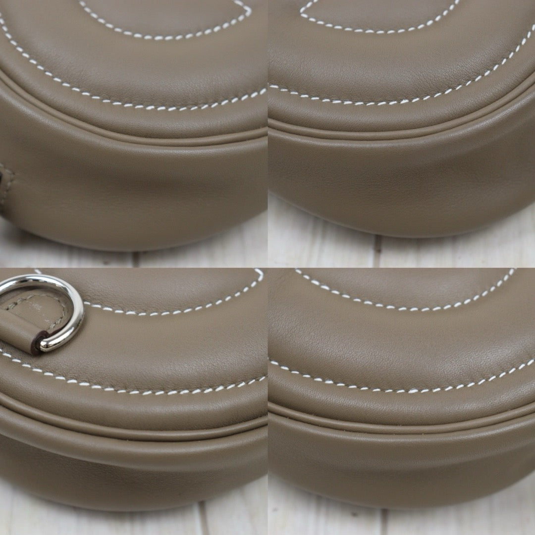 Very Good ( Rank A) ｜ Hermes In-The-Loop Swift Leather Waist Bag Sling Backbag Etoupe Gray｜V25070205