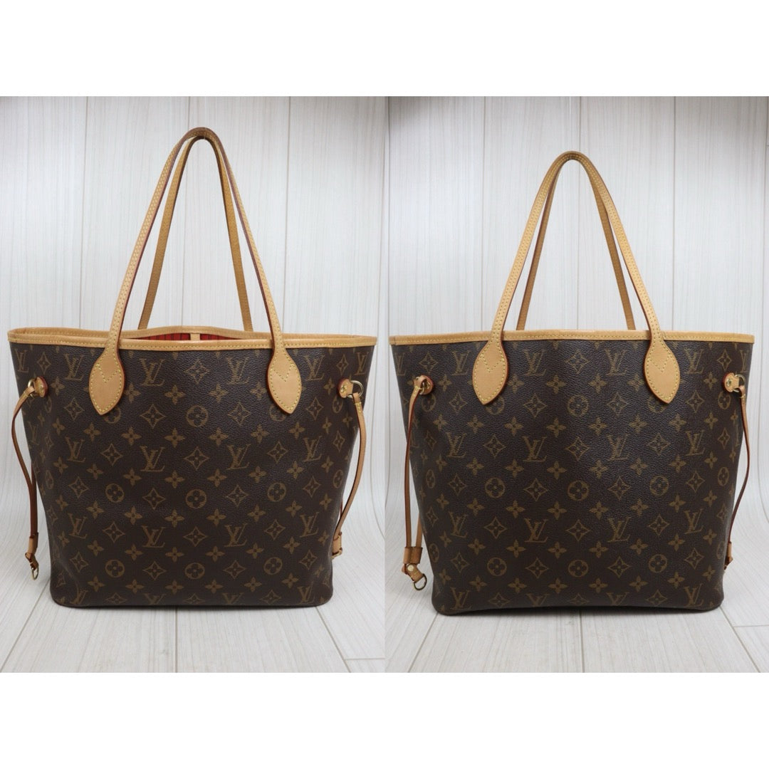 Include Entrupy Certificate of Authenticity｜Good ( Rank AB)｜Louis Vuitton Monogram Neverful MM ShoulderBag With Pouch｜S26080608
