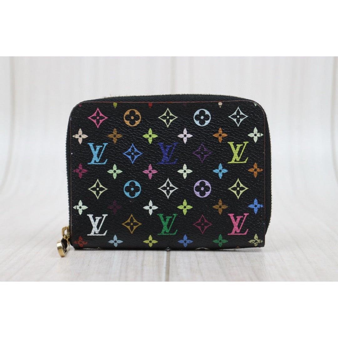 Good ( Rank AB)｜ LV Monogram Multicolor Wallet Black ｜25052213