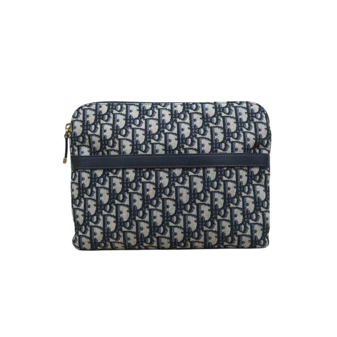Include Entrupy Certificate of Authenticity｜Very Good ( Rank A)｜ Dior  Oblique Travel Kit  Clutch｜26050713