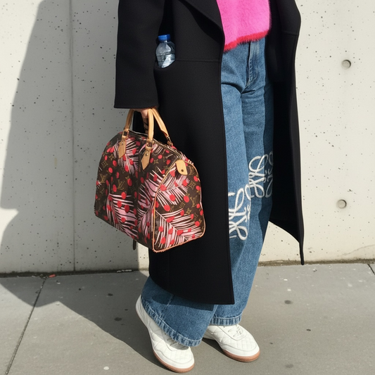 Include Entrupy Certificate of Authenticity｜Good ( Rank AB)｜ Louis Vuitton Monogram Tropical Rainforest Speedy 30 Hand Bag ｜26032701