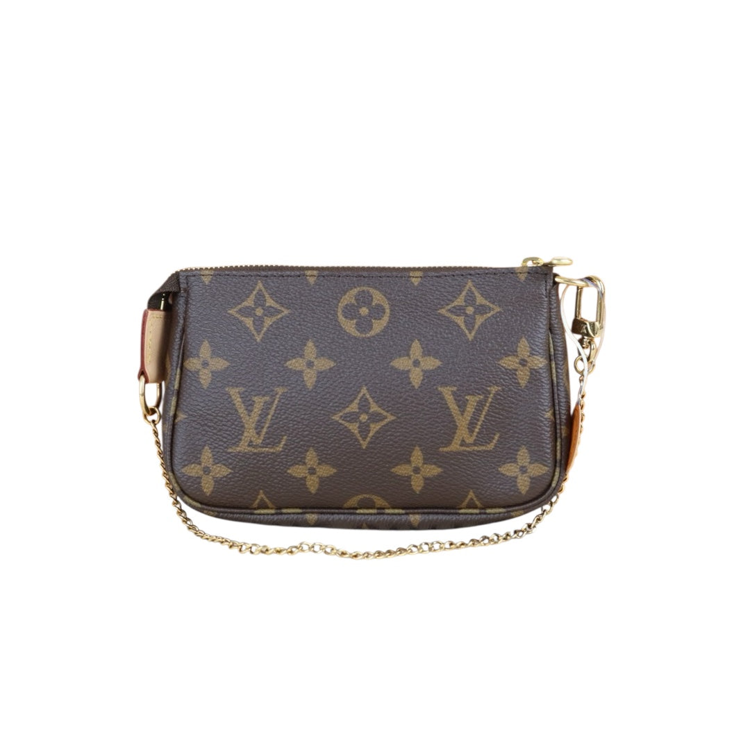 Include Entrupy Certificate of Authenticity｜Excellent（Rank SA）｜ Louis Vuitton Monogram Mini Pochette Accessoire｜X26081809