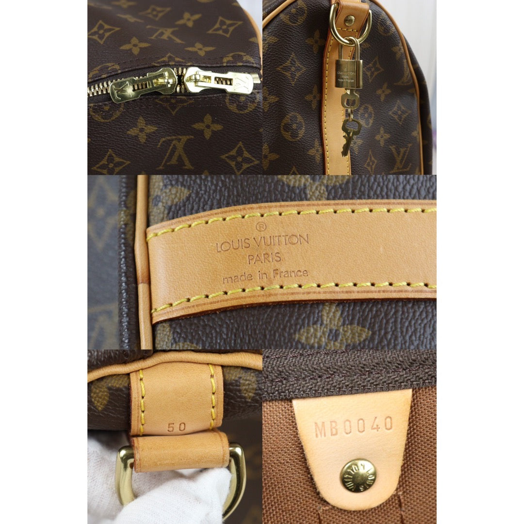 Rank A ｜ LV Monogram Keypol Bandrière 50 With Shoulderstrap｜24011303