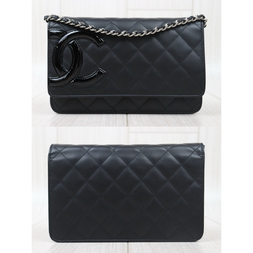 Excellent（Rank SA） ｜ CHANEL Cambon Line Chain Shoulder Bag Black  Made In 2013-2014 Year｜S24111210