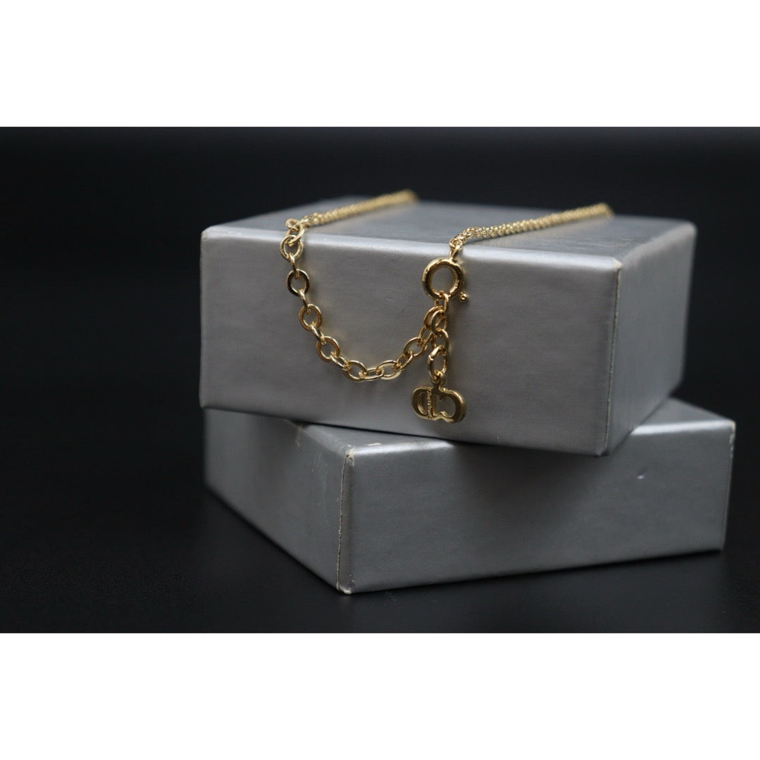 Very Good ( Rank A) ｜ Dior Heart Rhinestone Necklace ｜V25061906