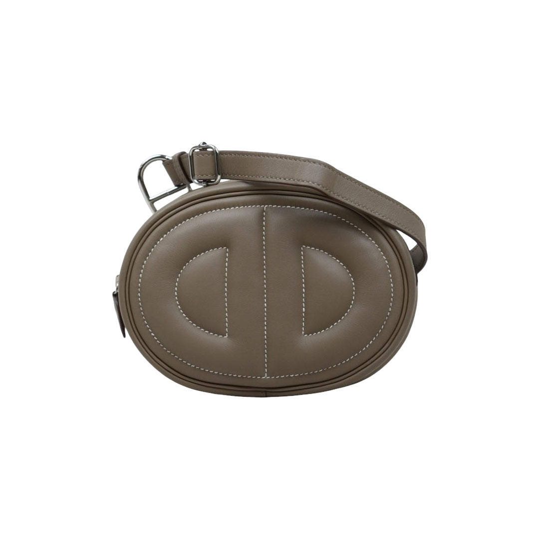 Very Good ( Rank A) ｜ Hermes In-The-Loop Swift Leather Waist Bag Sling Backbag Etoupe Gray｜V25070205