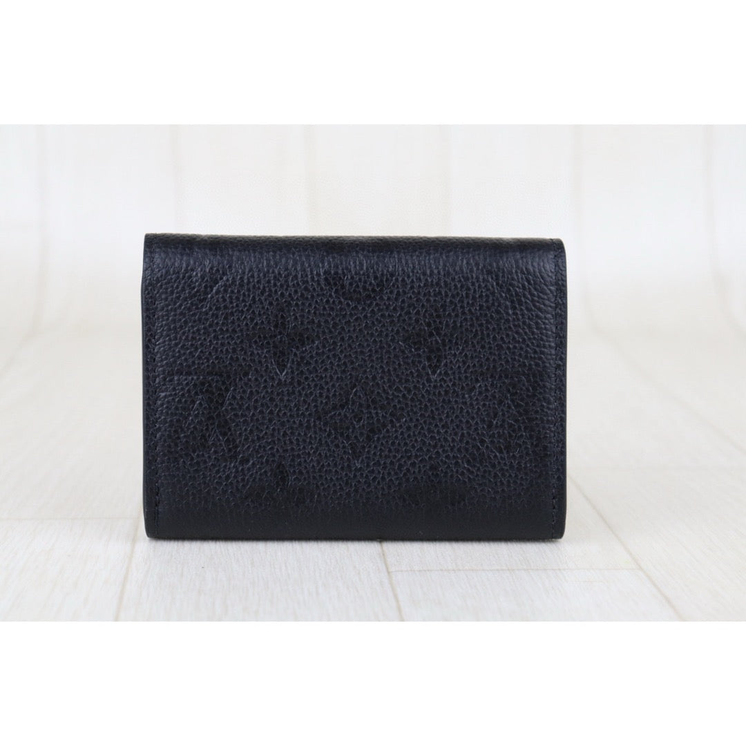 Very Good ( Rank A)｜ LV Monogram Calf Skin Card Holder Black IC Chips Model ｜Counter Price ￥69,300JPY｜H25022602