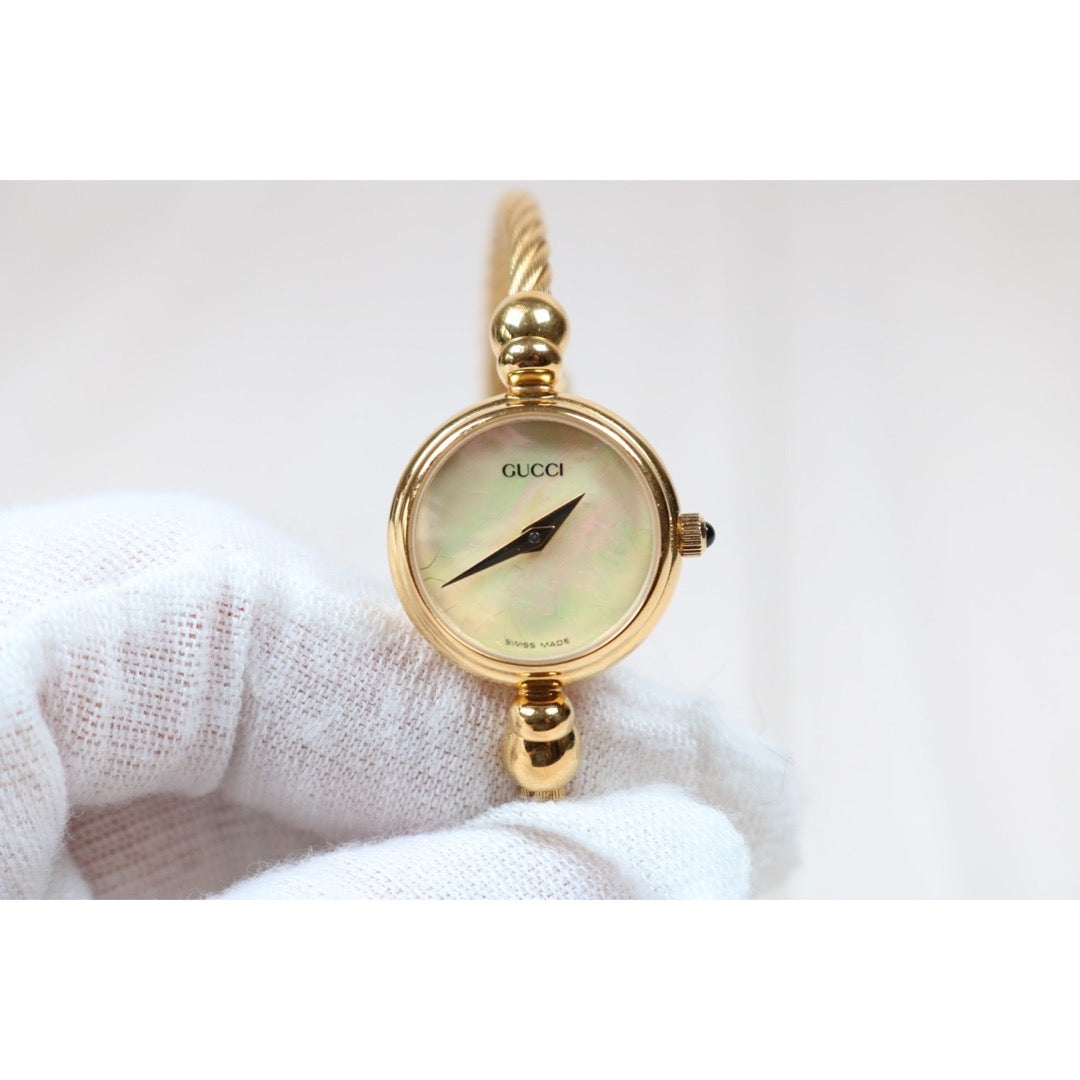 Good ( Rank AB) ｜ GUCCI   18k Gold Plated Quartz Watch ｜S24062402