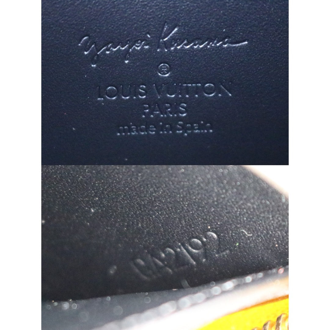 Include Entrupy Certificate of Authenticity｜Excellent（Rank SA）｜Louis Vuitton  x Yayoi Kusama Monogram Vernis   Dots lnfinity Zippy Long Style Wallet｜X26090801