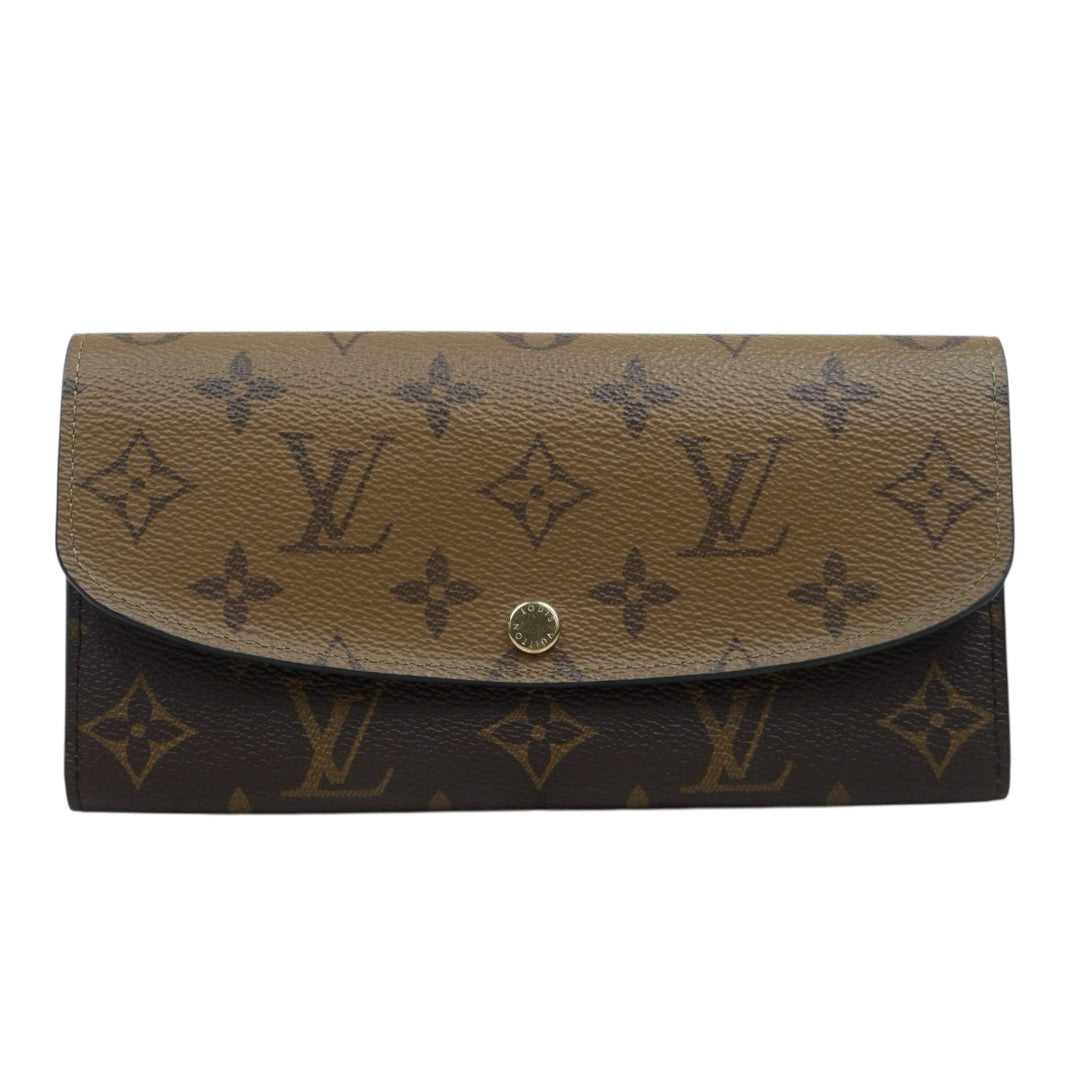 Very Good ( Rank A)｜  LV Monogram Portefeuille Emilie Long Style Wallet IC Chip model｜25120605