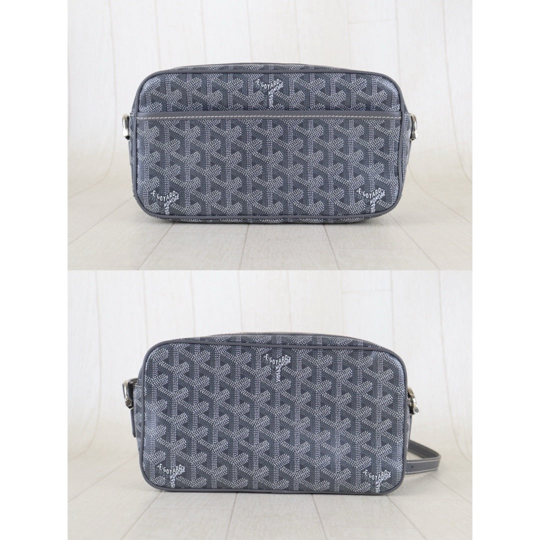 Include Entrupy Certificate of Authenticity｜Very Good ( Rank A) ｜ Goyard Cap Vert Shoulder Bag Grey｜S26030824