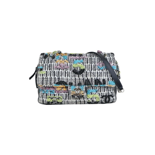 Very Good ( Rank A)｜ CHANEL Tweed Weave Single Flap 23 Shoulder Bag Made in 2014-2015Year｜W25070802