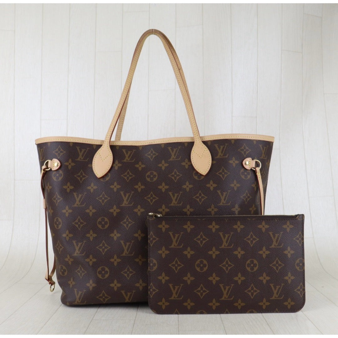 Include Entrupy Certificate of Authenticity｜Very Good ( Rank A)｜ Louis Vuitton Monogram Neverful MM ShoulderBag With Pouch  IC Chips Model｜S26060120