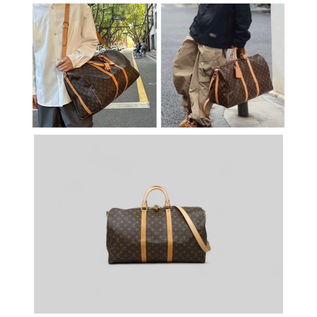 Good ( Rank AB)｜ LV Monogram Keypol Bandrière 50 With Shoulderstrap｜Q25042207