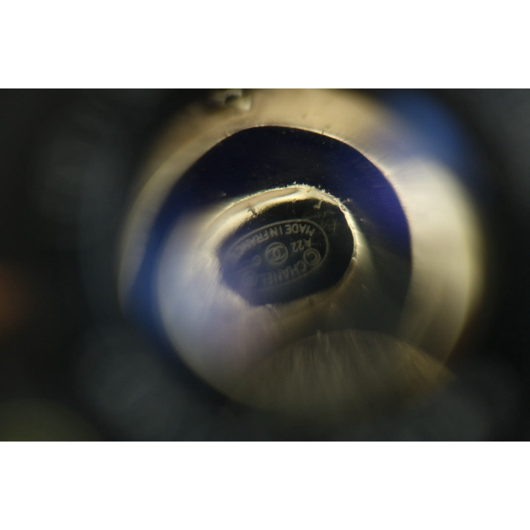 Very Good ( Rank A) ｜CHANEL Pearl COCO Mark Pearl Rhinestone Earrings ｜F25012304