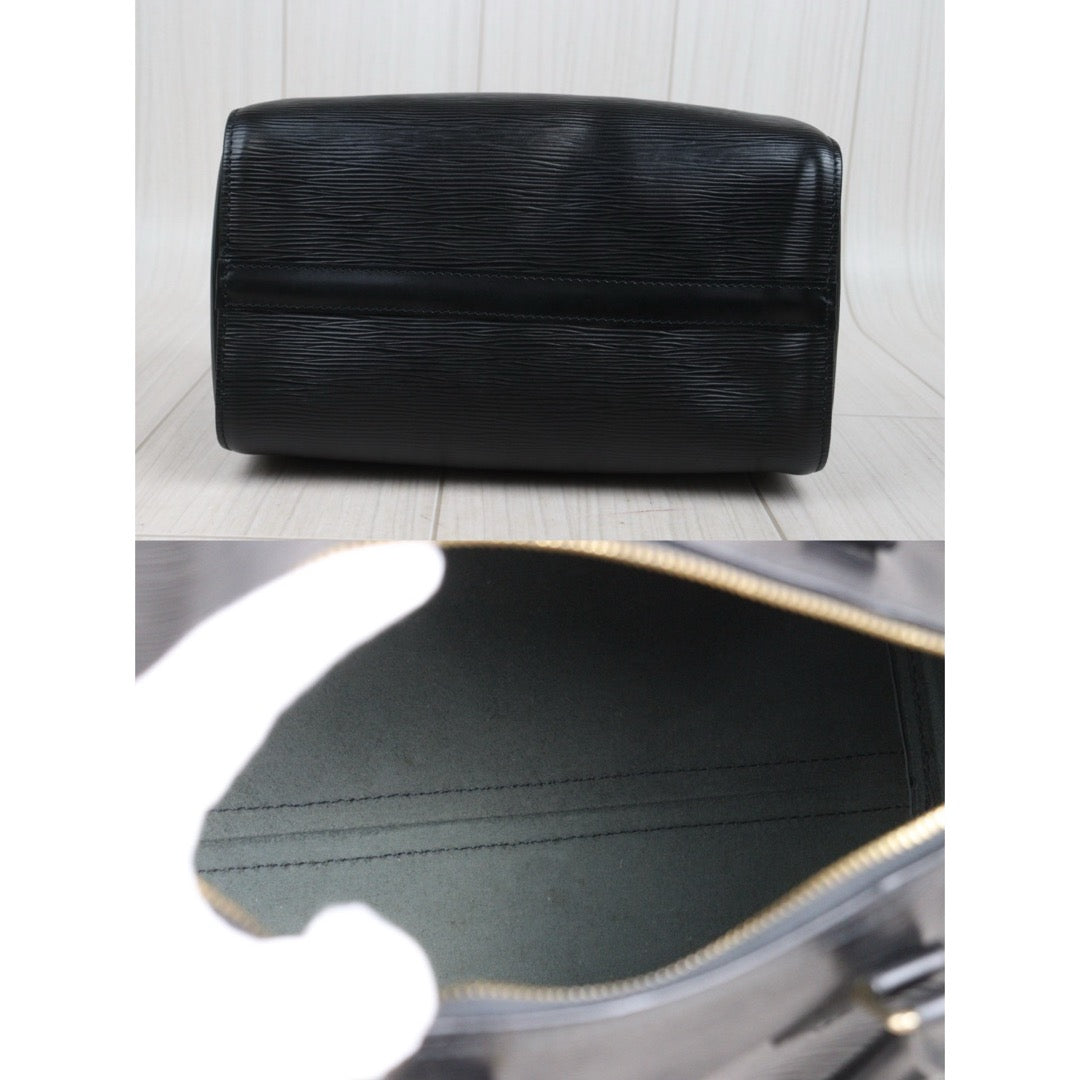 Good ( Rank AB)｜ LV Epi Speedy 25 Hand Bag Black｜25091601