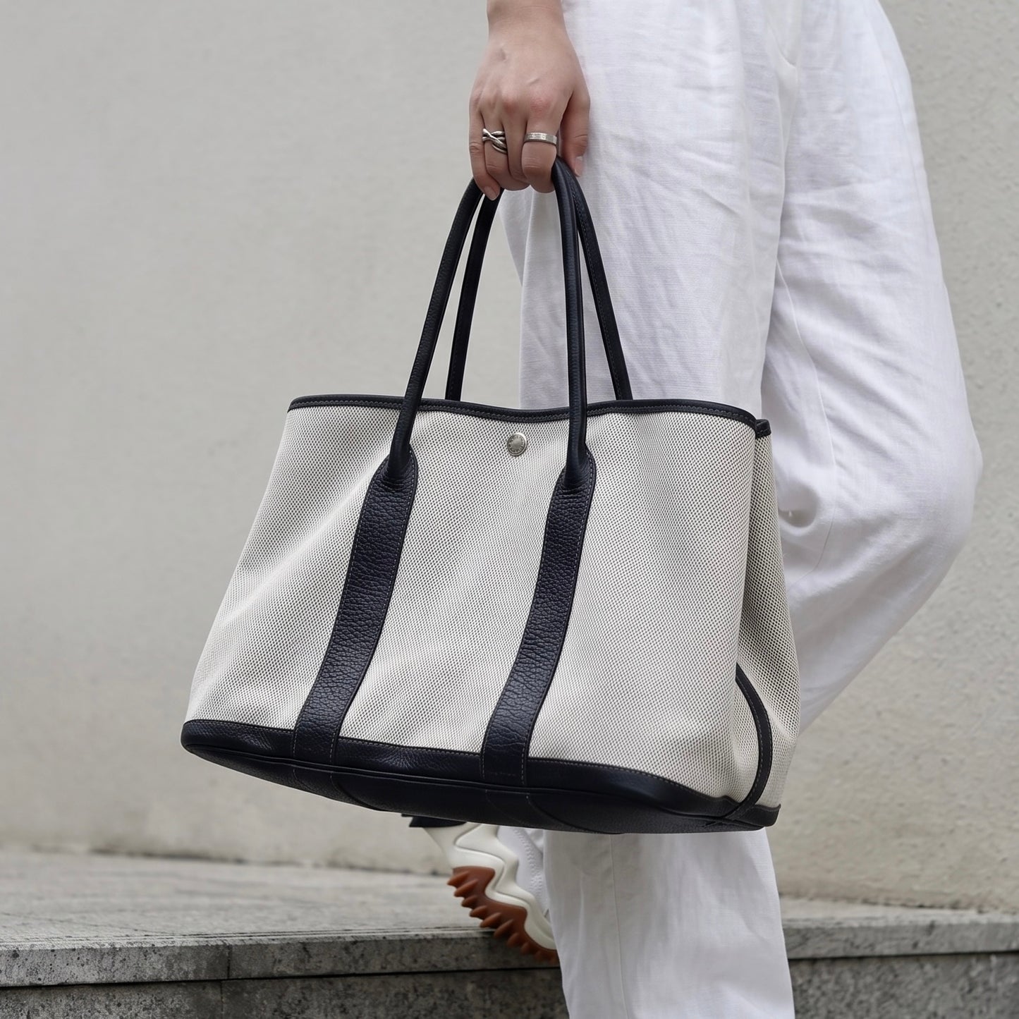Include Entrupy Certificate of Authenticity｜Good ( Rank AB)｜ HERMES  Garden Party PM Handbag ｜26083101