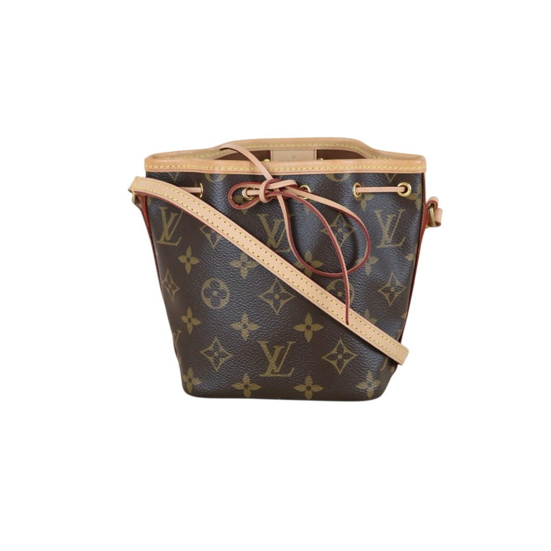 Include Entrupy Certificate of Authenticity｜Very Good ( Rank A)｜ Louis Vuitton Monogram  Nano Noe  Shoulder Bag ｜X26031203