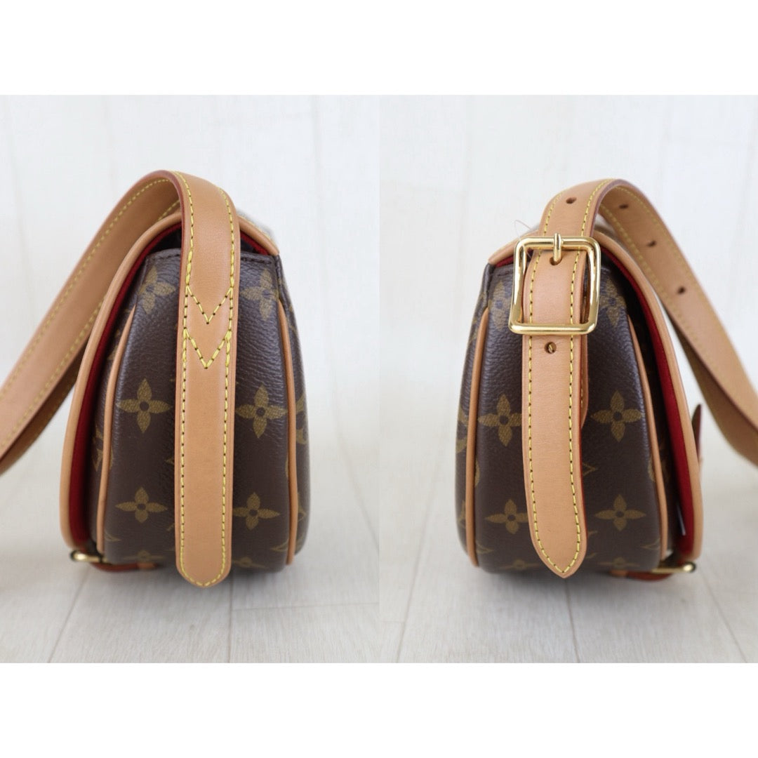 Include Entrupy Certificate of Authenticity｜Very Good ( Rank A)｜ Louis Vuitton Monogram Tamburan Shoulder Bag Current Model｜Z26101210