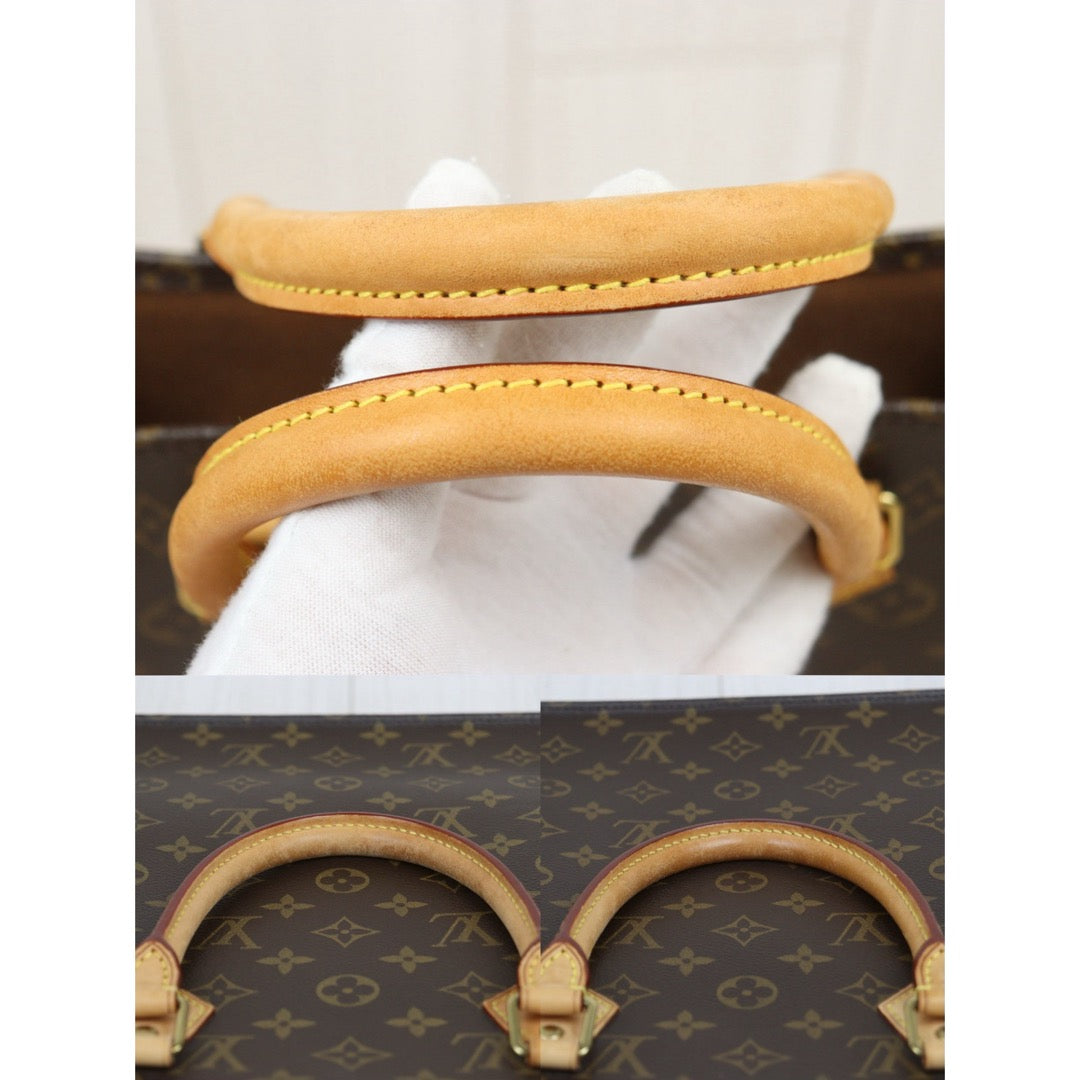 Include Entrupy Certificate of Authenticity｜Good ( Rank AB) ｜ Louis Vuitton  Monogram Sac Plat Tote HandBag Shoulder Bag PM｜26011501