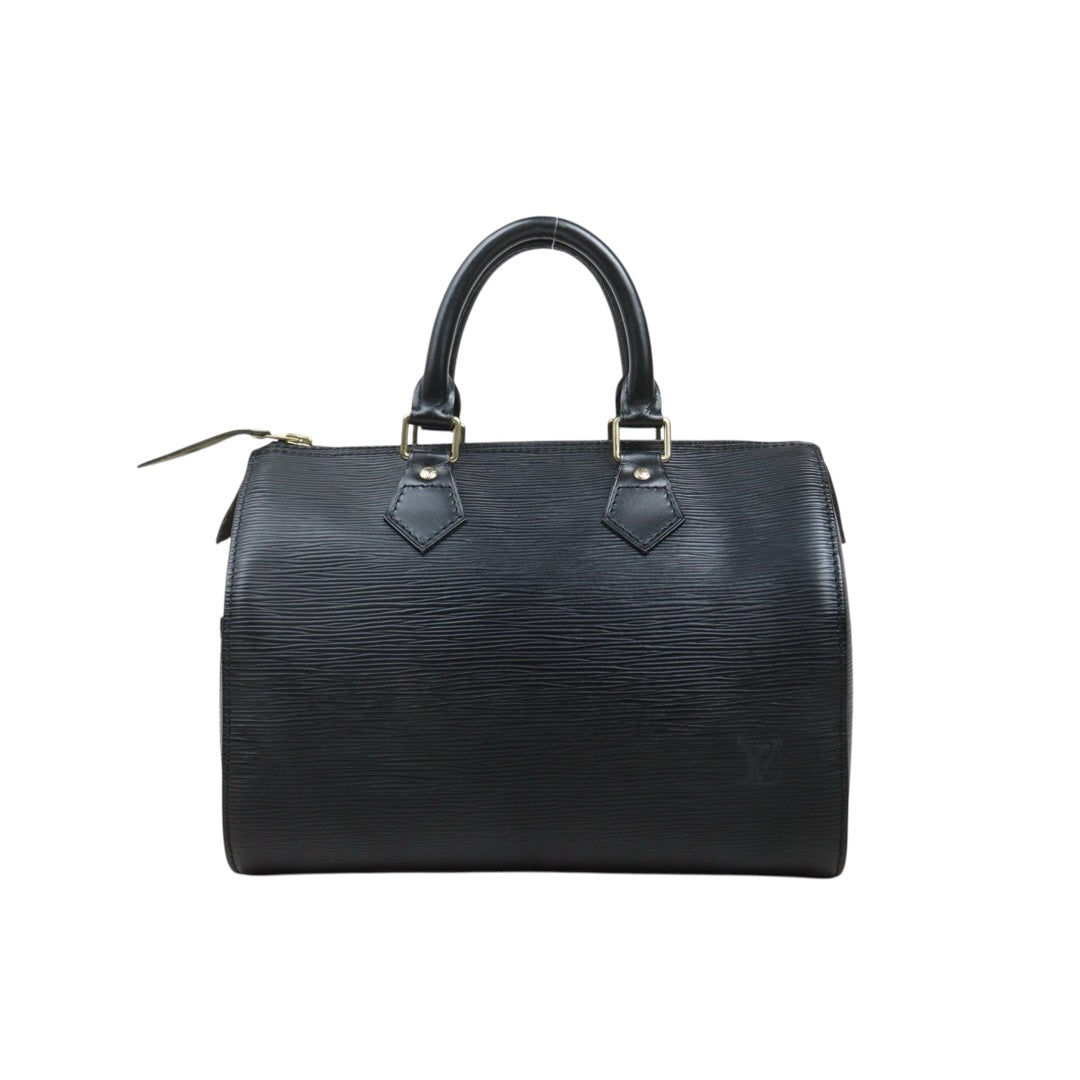 Good ( Rank AB)｜ LV Epi Speedy 25 Hand Bag Black｜25070302