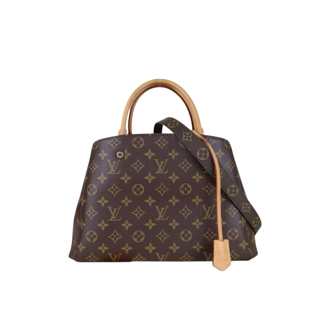 Include Entrupy Certificate of Authenticity｜Very Good ( Rank A)｜ Louis Vuitton Monogram Montaigne MM Hand Bag Shoulder Bag｜S26072517