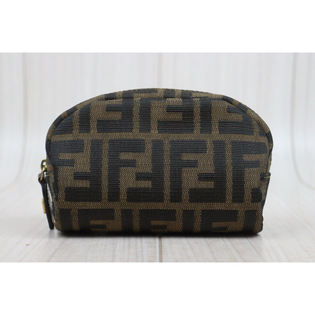 Good ( Rank AB)｜ FENDI  Zucca Mamma Cosmetic Pouch ｜25090107